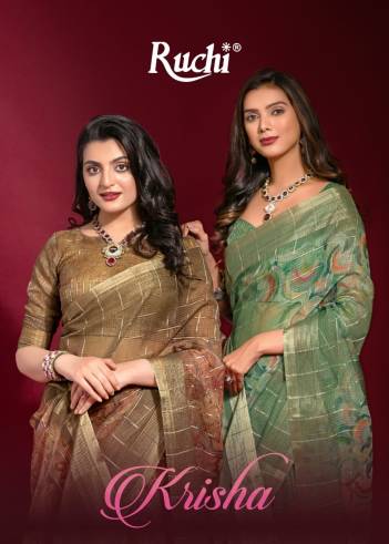 RUCHI KRISHA 32901 TO 32906 DESIGNER SILK SAREE WHOLESALER IN SURAT